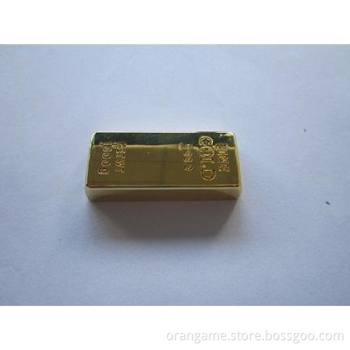 Popular Business Gift Golden Bar Metal USB Flash Drive